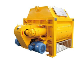 YJS Twin-shaft Concrete Mixer