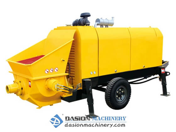 Diesel Concrete Trailer Pump