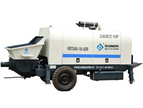 Diesel Concrete Trailer Pump