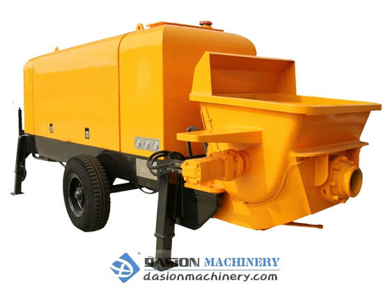 Electric Concrete Trailer Pump