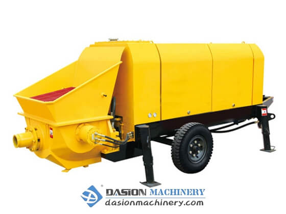 Electric Concrete Trailer Pump